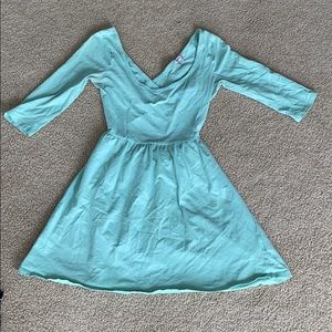 Mint green dress